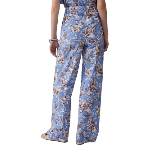 Liu Jo Pantalone Pantalone Donna a palazzo con stampa 40 - Francavilla Moda