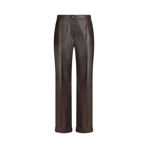 Liu Jo Pantaloni Pantalone Donna effetto pelle con elastico 40 - Francavilla Moda