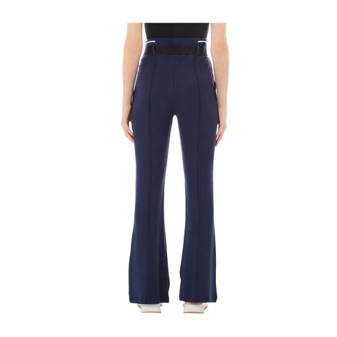 Liu Jo Pantaloni Pantalone Donna flare con cintura Blu - Francavilla Moda