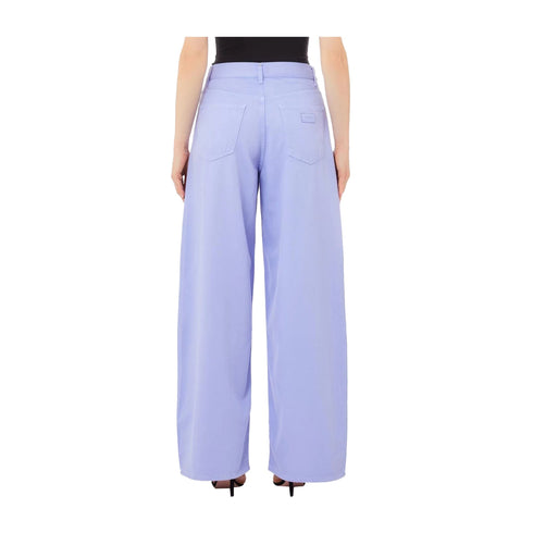 Liu Jo Pantaloni Pantalone Donna Flare Tencel 25 - Francavilla Moda