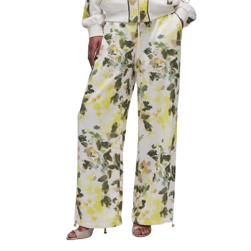 Liu Jo Pantalone Pantalone Donna in raso con stampa all over XS - Francavilla Moda