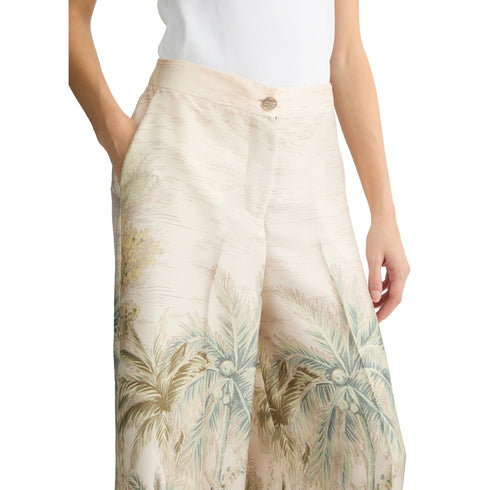 Liu Jo Pantaloni Pantalone Donna in twill stampato 40 - Francavilla Moda