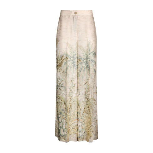 Liu Jo Pantaloni Pantalone Donna in twill stampato 40 - Francavilla Moda