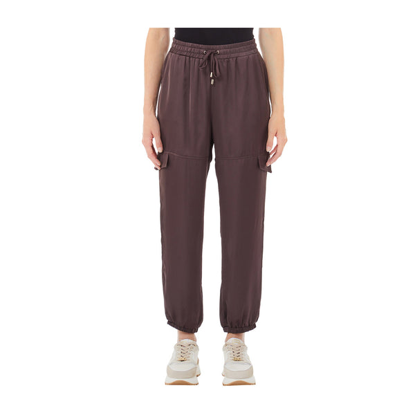 Liu Jo Pantaloni Pantalone Donna joggers modello cargo Moro - Francavilla Moda