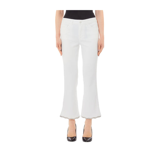 Liu Jo Pantaloni Pantalone Donna mini flare in cotone 26 - Francavilla Moda
