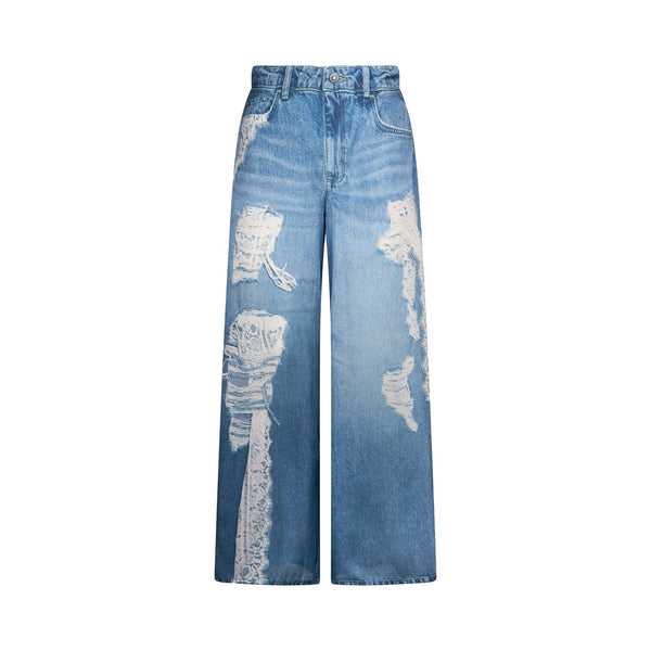 Liu Jo Pantalone Pantalone flare Donna con stampa jeans 40 - Francavilla Moda