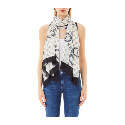 LIU JO Pashmina Pashmina Donna Logo Sketch UNI P25 - LIU.JO2A5029T0300 - 22222 - UNI - Francavilla Moda