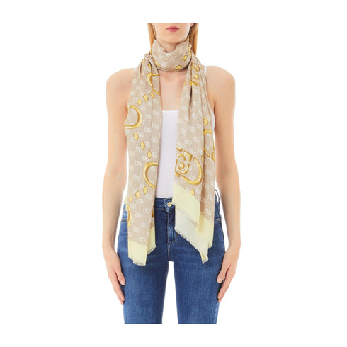 LIU JO Pashmina Pashmina Donna Logo Sketch UNI - Francavilla Moda