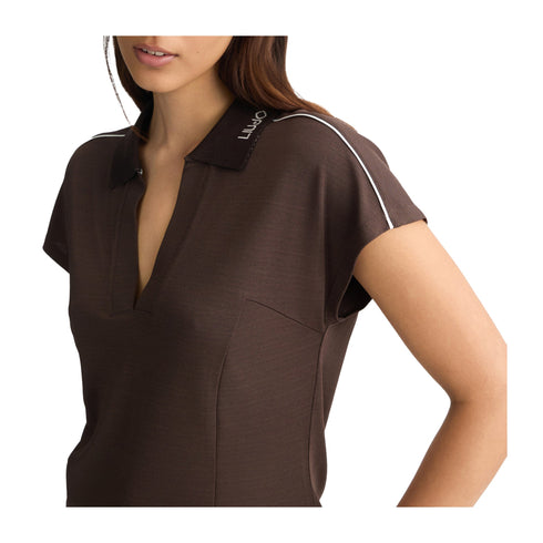 Liu Jo Polo Polo Donna dettaglio a contrasto S P25 - LIU.JOTA5183J4883 - 91016 - S - Francavilla Moda