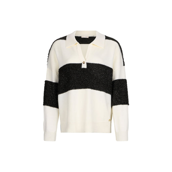 Liu Jo Polo Polo Donna Over pelliccetta in lurex XS - Francavilla Moda