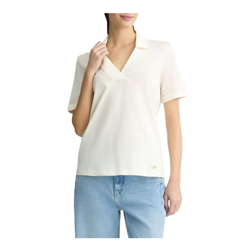 Liu Jo Polo Polo Donna scollo con applicazioni S - Francavilla Moda
