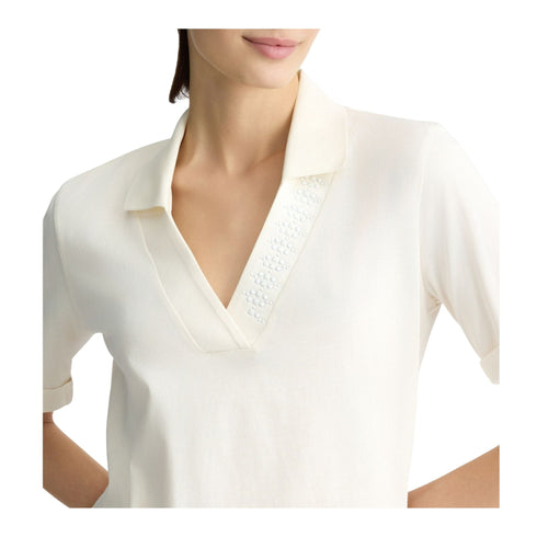 Liu Jo Polo Polo Donna scollo con applicazioni S - Francavilla Moda