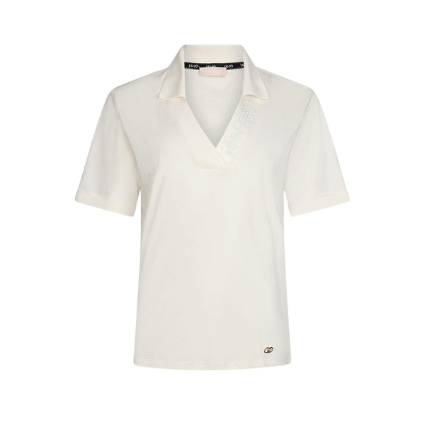 Liu Jo Polo Polo Donna scollo con applicazioni S - Francavilla Moda