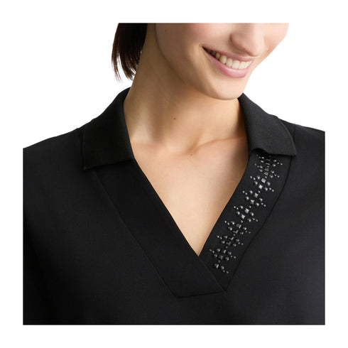 Liu Jo Polo Polo Donna scollo con applicazioni S P25 - LIU.JOTA5187J6308 - M9285 - S - Francavilla Moda