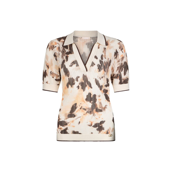 Liu Jo Polo mm Polo Donna traforata a manica corta S - Francavilla Moda