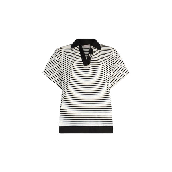 Liu Jo Polo mm Polo rigata Donna con bottoni gioiello XS - Francavilla Moda