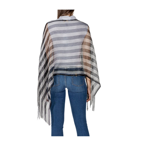 Liu Jo Poncho Poncho Donna bicolore in lurex UNI - Francavilla Moda