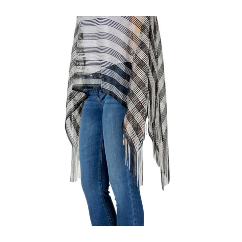 Liu Jo Poncho Poncho Donna bicolore in lurex UNI - Francavilla Moda