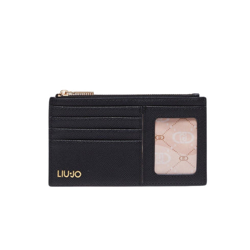 Liu Jo Portacarte Portacarte Donna con scomparto per tessere Nero - Francavilla Moda