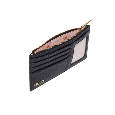 Liu Jo Portacarte Portacarte Donna con scomparto per tessere Nero - Francavilla Moda