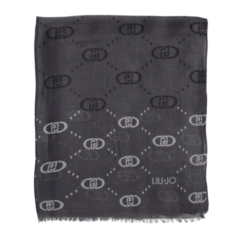 Liu Jo Foulard Sciarpa Donna in viscosa motivo logo UNI A25 - LIU.JO SOFT2F5080T0300 - 22222 - UNI - Francavilla Moda