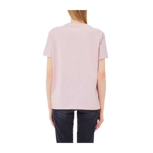 LIU JO T-shirt T-shirt Donna a maniche corte con stampa Rosa - Francavilla Moda