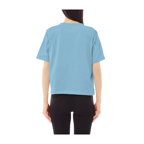 Liu Jo T-shirt T-shirt Donna a V con logo strass XS P25 - LIU.JOTA5175JS923 - M9490 - XS - Francavilla Moda