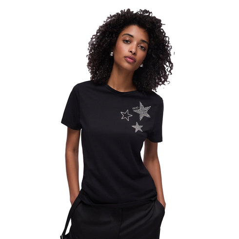 Liu Jo T-shirt mm T-shirt Donna con applicazioni con strass XS - Francavilla Moda