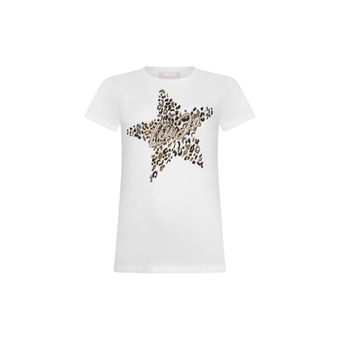 Liu Jo T-shirt T-shirt Donna con decoro frontale XS P26-LIU.JOWA6493JS923-P9656-XS - Francavilla Moda