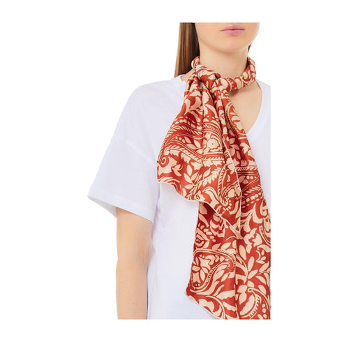 LIU JO T-shirt T-shirt Donna con foulard fantasia XS P25 - LIU.JOWA5154J6308 - M9541 - XS - Francavilla Moda