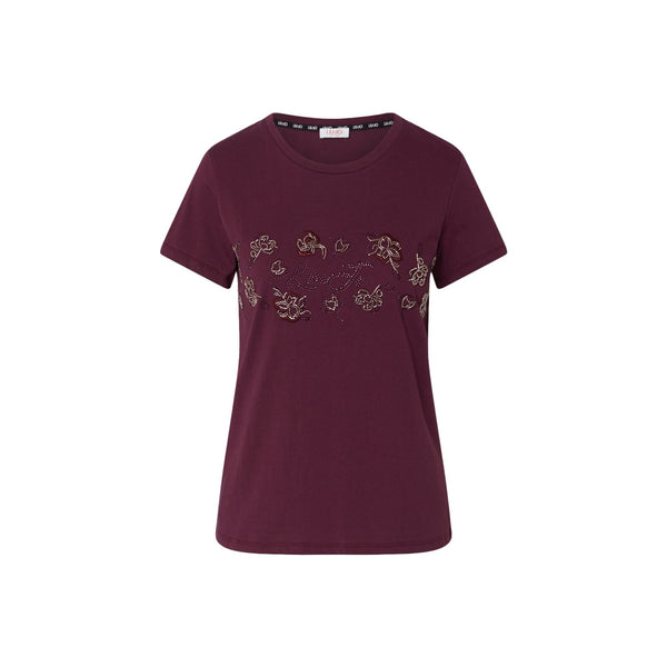 Liu Jo T-shirt T-shirt Donna con ricami floreali XS - Francavilla Moda