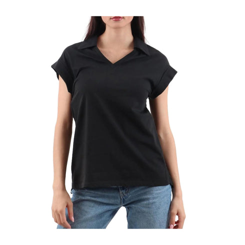 Liu Jo T-Shirt T-shirt Donna con ricamo e colletto a polo 40 - Francavilla Moda