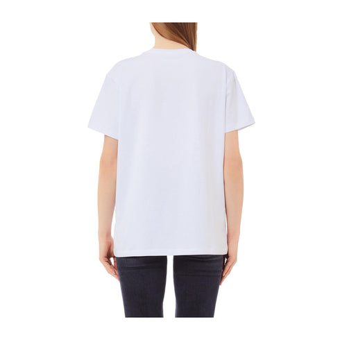LIU JO T-shirt T-shirt Donna con stampa e strass Bianco - Francavilla Moda