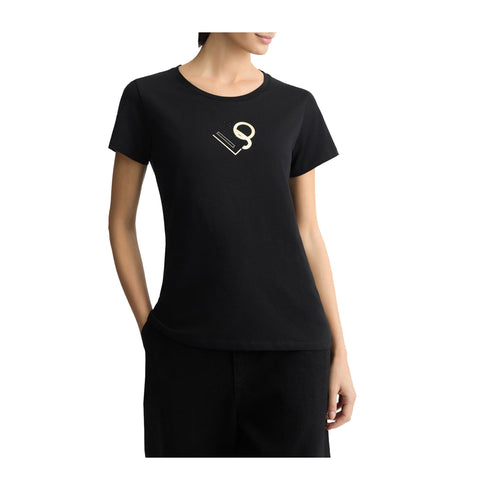 Liu Jo T-shirt T-shirt Donna con stampa logo strass XS - Francavilla Moda