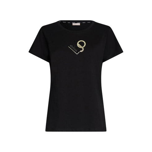 Liu Jo T-shirt T-shirt Donna con stampa logo strass XS - Francavilla Moda