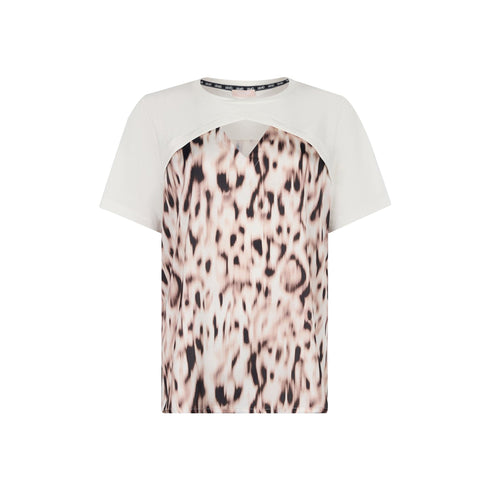 Liu Jo T-shirt T-shirt Donna cut out maculata S - Francavilla Moda