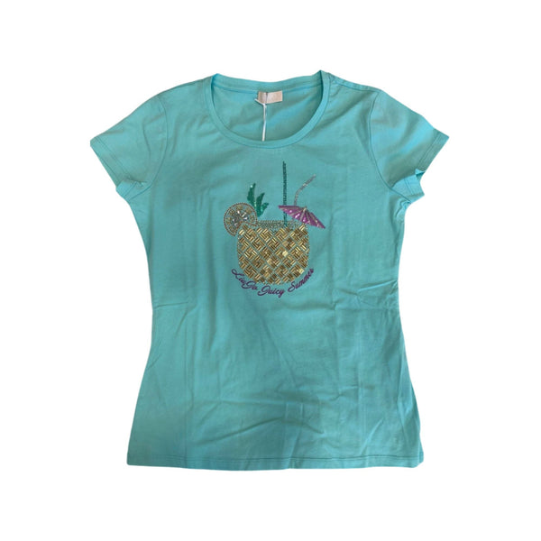 Liu Jo T-shirt T-shirt Donna girocollo con paillettes Tiffany - Francavilla Moda