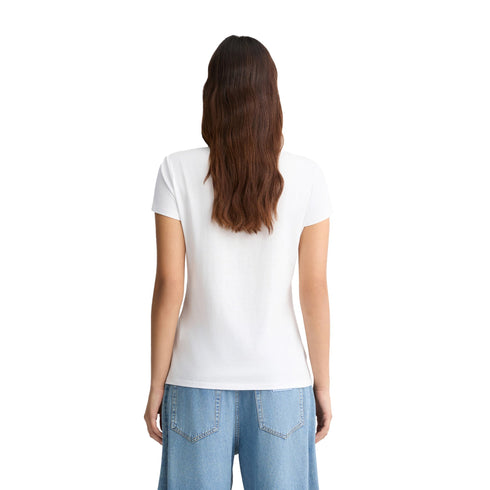 Liu Jo T-shirt T-shirt Donna girocollo con stampa strass XS - Francavilla Moda