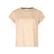 Liu Jo T-shirt T-shirt Donna in cotone con logo Beige XS - Francavilla Moda