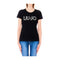 Liu Jo T-shirt T-shirt Donna logo con perle Nero - Francavilla Moda