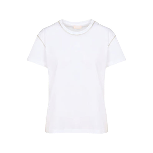LIU JO T-shirt T-shirt Donna rifinita con strass XS - Francavilla Moda