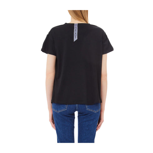 LIU JO T-shirt T-shirt Donna rifinita con strass S P25 - LIU.JOWA5148J4893 - 22222 - S - Francavilla Moda