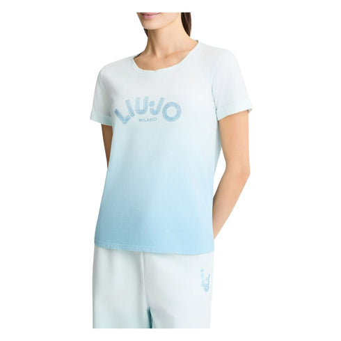 Liu Jo T-shirt T-shirt Donna sfumata con strass XS - Francavilla Moda