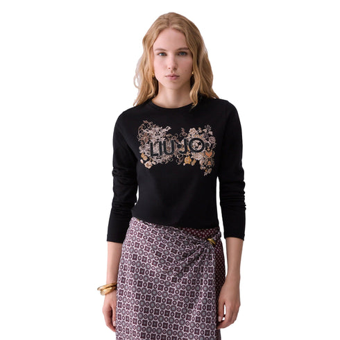 Liu Jo T-shirt T-shirt Donna skinny fit manica lunga XS - Francavilla Moda