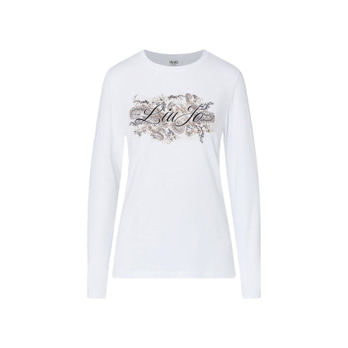 Liu Jo T-shirt T-shirt Donna skinny fit manica lunga XS A26-LIU.JOWF6448JS923-L9471-XS - Francavilla Moda