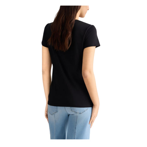 Liu Jo T-shirt T-shirt Donna slim fit con stampa Nero P25 - LIU.JOWA5240JS923 - M9597 - XS - Francavilla Moda