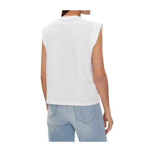 Liu Jo T-shirt T-shirt Donna stampa Ibiza frontale Bianco - Francavilla Moda