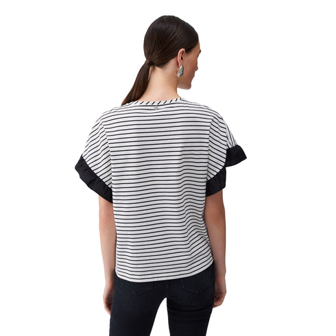 Liu Jo T-shirt mm T-shirt mm rigata Donna con bottoni XS - Francavilla Moda