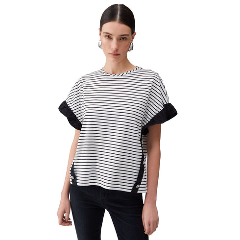 Liu Jo T-shirt mm T-shirt mm rigata Donna con bottoni XS - Francavilla Moda