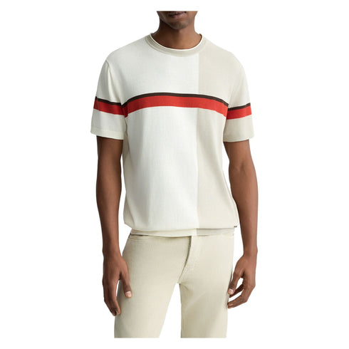 Liu Jo T-shirt T-shirt Uomo Color - block in maglia Panna - Francavilla Moda